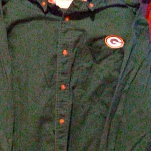 Green Bay Packers long sleeve button down